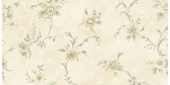 1000x1000 Chesapeake Elizabeth Cream Floral Trail Wallpaper CG11335 - The