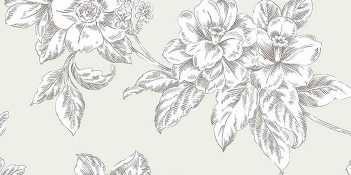 1000x1000 country floral | Black and white wallpaper