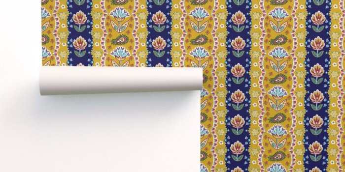 1024x1024 French Country Floral on Isobar by susan_polston | Roostery Home Decor