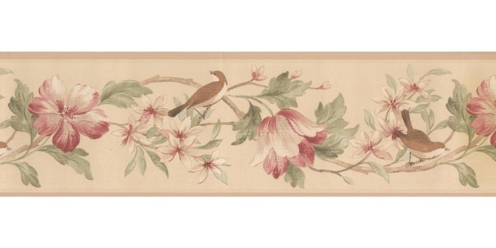 1200x900 Norwall Fresh Country Single Rolls Wallpaper Border