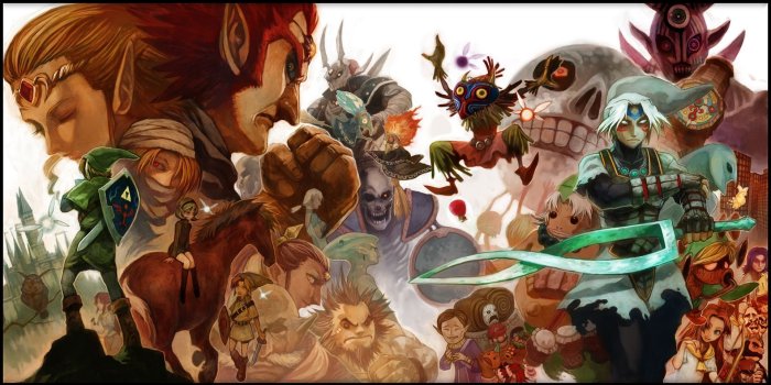 1920x1080 grim atmospheric Zelda HD wallpaper including Ocarina of Time and