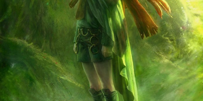 2000x3000 ocarina of time the legend of zelda elves artwork saria 2000x3000
