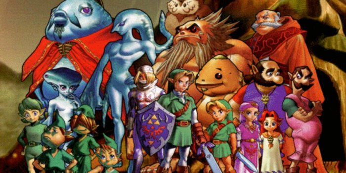 1200x900 ocarina-of-time-3d-wallpaper-cast-drawing