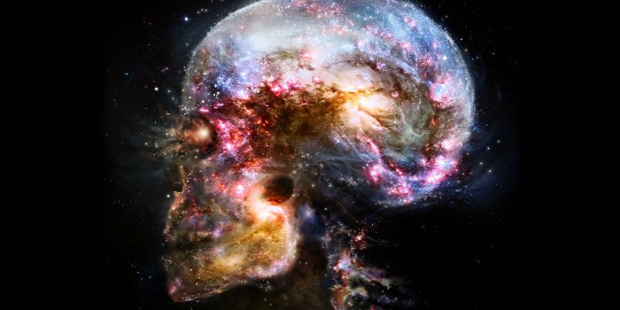 1920x1200 4587554 #space, #skull, #abstract, #brain, #universe, wallpaper