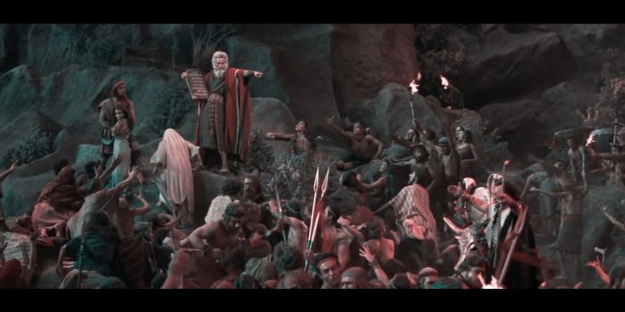 1920x1080 Full Hd Technicolor Charlton Heston As Moses In The - Ten