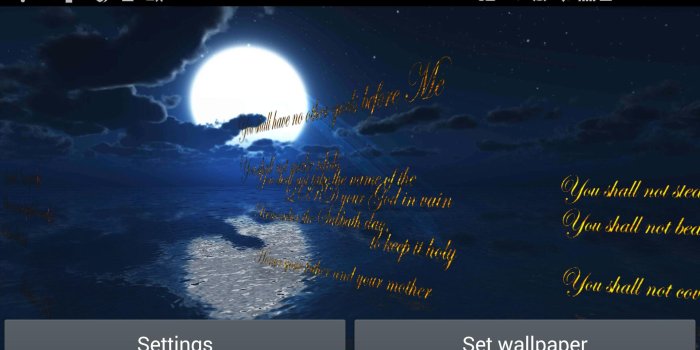 1920x1080 The Ten Commandments 3D LWP for Android - APK Download