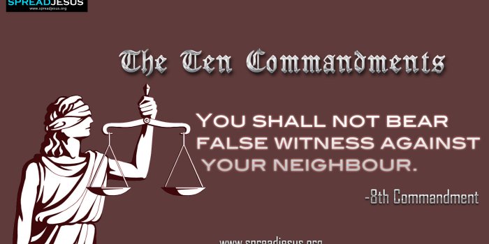 1920x1080 The Ten Commandments:: 8th Commandment in 10 Commandments :: 10