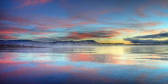 3840x2160 Colorful sunset ocean reflection HD wallpaper download