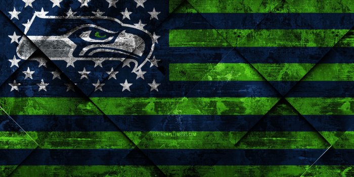 3840x2400 Download wallpapers Seattle Seahawks, 4k, American football club