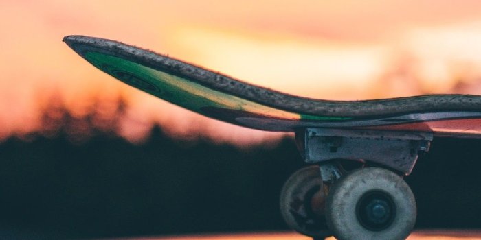 1080x1920 Skateboard close-up, sunset 1080x1920 iPhone 8/7/6/6S Plus