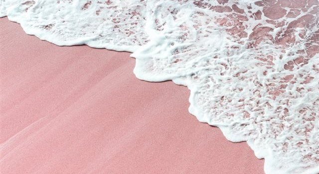 640x1385 pink wawes iPhone X Wallpapers | Обои с океаном, Фотографии задних