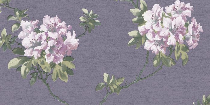 1000x1000 Brewster Dijon Purple Floral Wallpaper 2734-003550 - The Home Depot