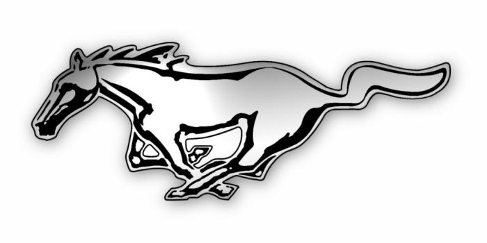 1024x768 Mustang Logo Drawing | Free download on ClipArtMag