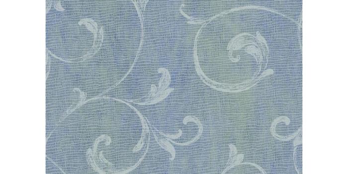 1000x1000 Chesapeake Gibby Blueberry Leafy Scroll Wallpaper Sample