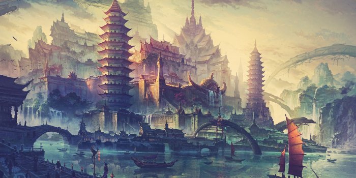 1920x1116 Asia Digital Art Wallpapers HD / Desktop and Mobile Backgrounds