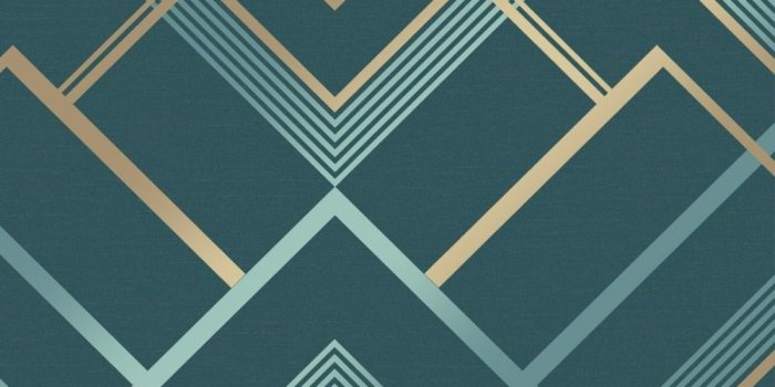 1000x1000 I Love Wallpaper Otis Geometric Wallpaper Emerald - Wallpaper from