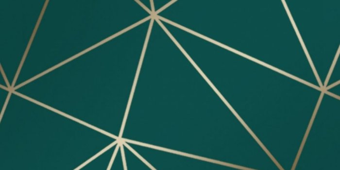 1000x1000 I Love Wallpaper Zara Shimmer Metallic Geometric Wallpaper Emerald