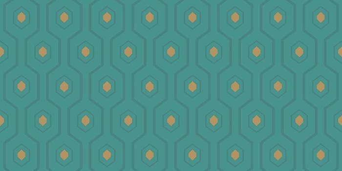 1500x1500 Ashton Geometric Wallpaper Teal/Gold GranDeco A34201 - - Amazon.com