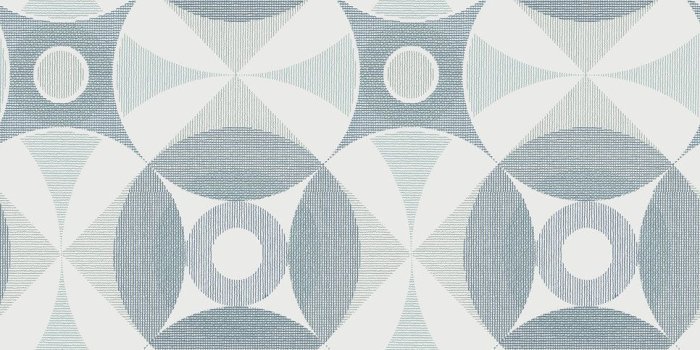 966x990 Ellis Teal Geometric Wallpaper - Contemporary - Wallpaper - by