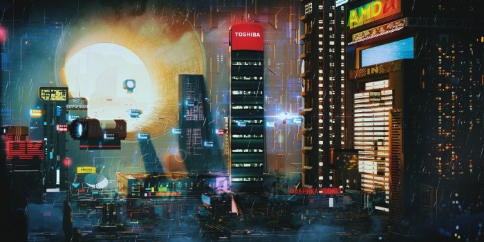 1920x1080 Desktop wallpaper cityscape, night, futuristic, city, fantasy, hd