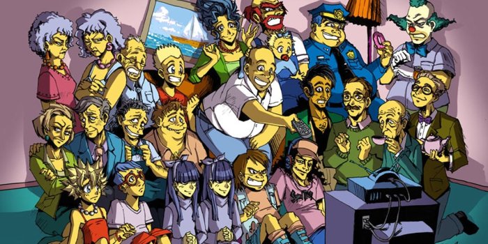 1280x800 cartoons homer simpson the simpsons bart simpson caricature lisa