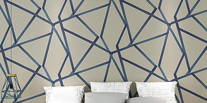 1000x1000 White,Teal,Beige,Gold Geometric Wallpaper Modern Glitter Metallic