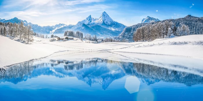 5616x3159 Winter Alps Wallpapers