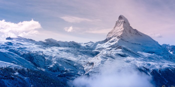 3840x2160 Swiss Alps, Matterhorn, landscape, snowy peak, mountains, clouds