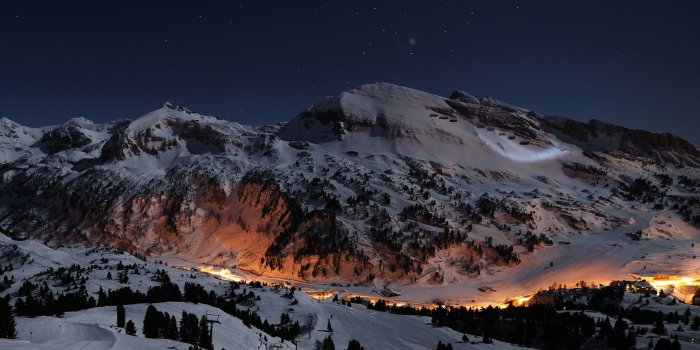 3840x2160 Night Star Alps, HD Nature, 4k Wallpapers, Images, Backgrounds