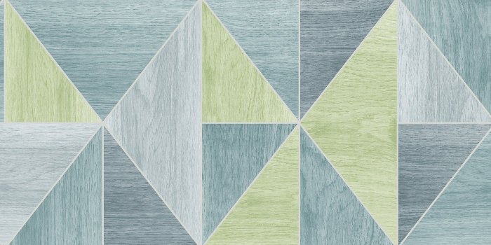 1400x1434 Simpson Blue Geometric Wood Wallpaper – Chic Wallpaper Boutique