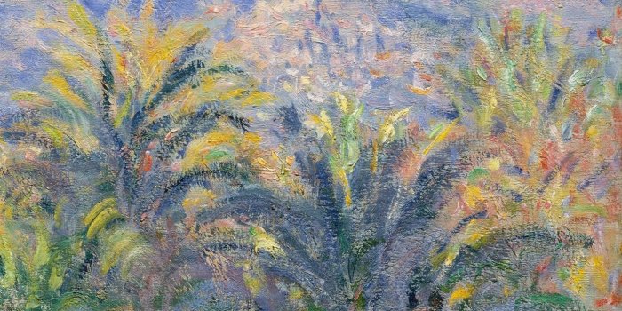 1440x2560 Download wallpaper 1440x2560 claude monet, palm trees at