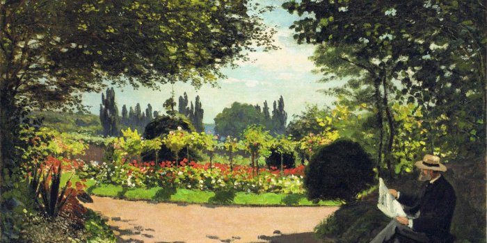 1332x850 Wallpaper Park, stay, picture, garden, Claude Monet images for