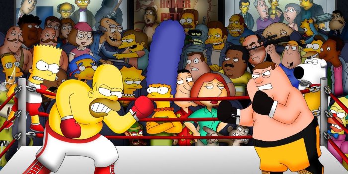 1280x800 Peter Griffin Wallpaper - Homer Vs Peter (#1624164) - HD Wallpaper