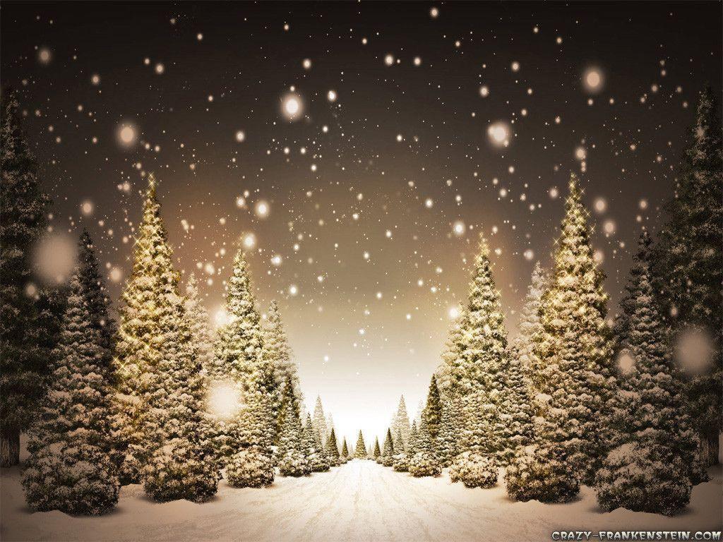 1024x768 Christmas Snow Wallpapers