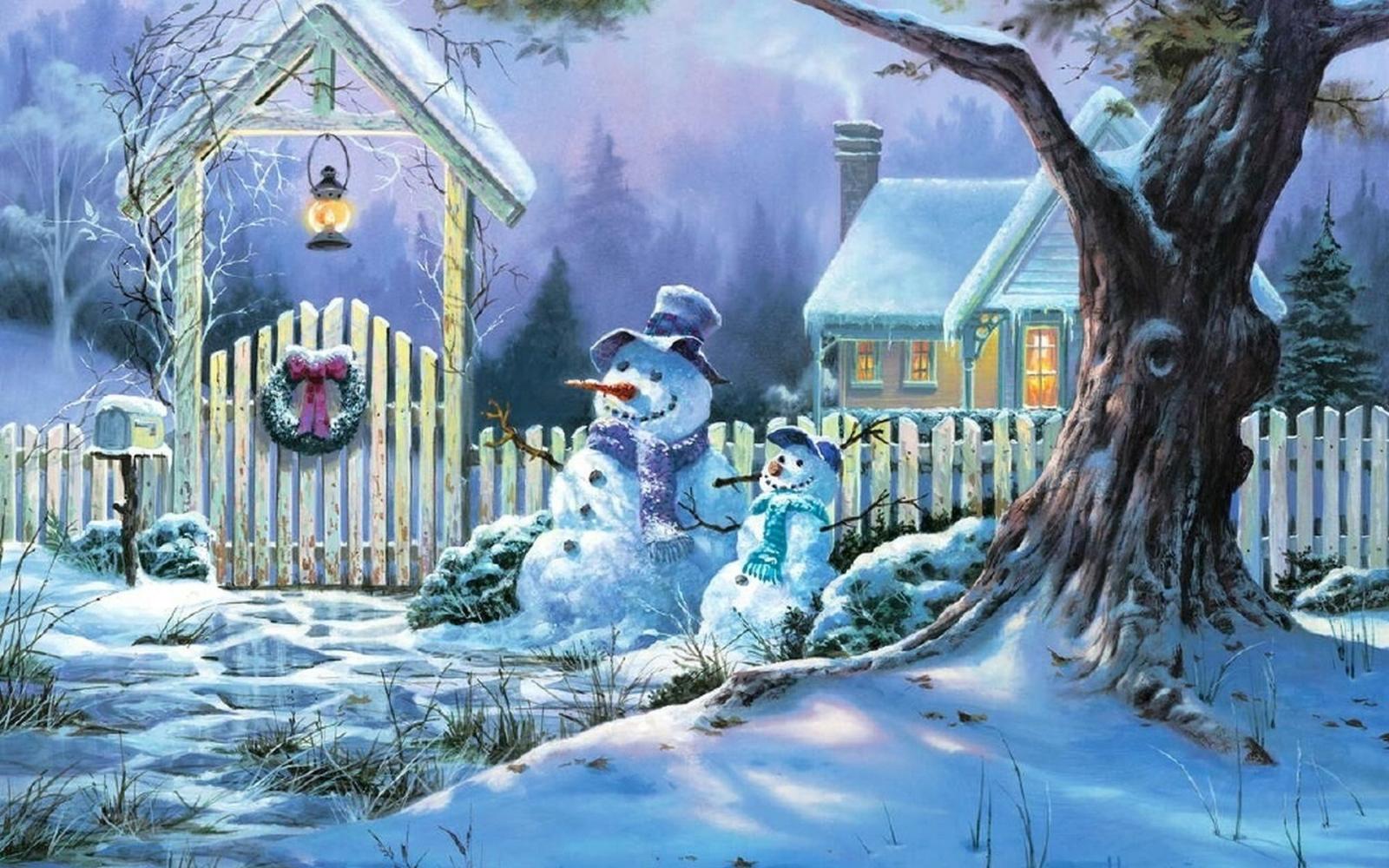 1920x1200 Best 39+ Old Fashion Snowman Winter Wallpaper on HipWallpaper