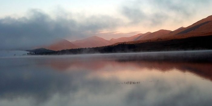 1920x1200 Wallpapers, widescreen, lake, mountain, pictures, nature, fog