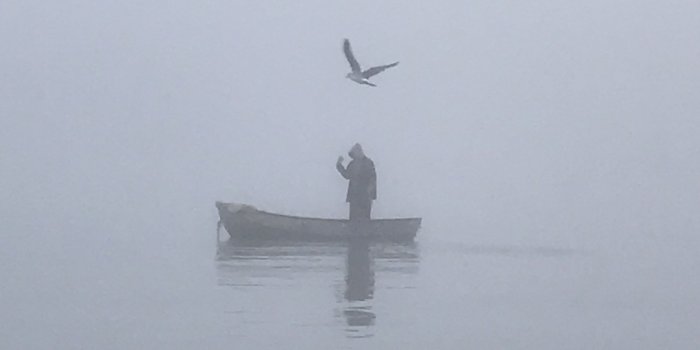 3024x4032 Awoke today to early morning fishing for herring in the fog – Fine