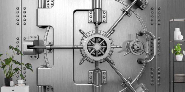 1086x800 MU1752 Bank Vault Steel Door 10.5' x 8' (3,20m x 2,44m) | Vault