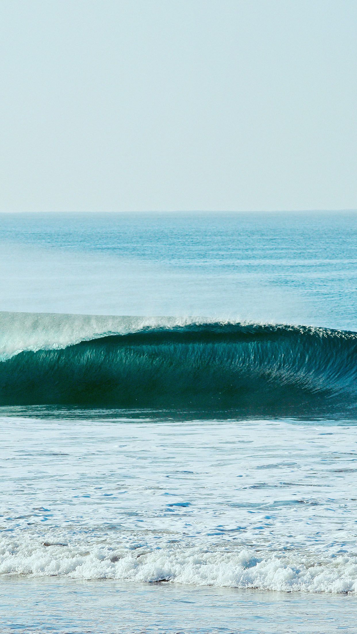 1242x2208 Ocean Wave Blue Day California Nature Android wallpaper - Android