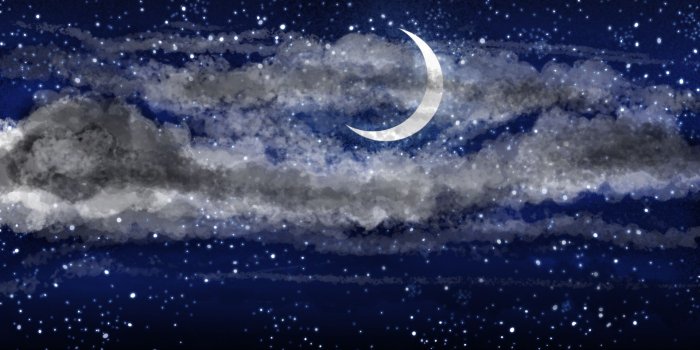 1920x1080 Crescent Moon HD Wallpaper