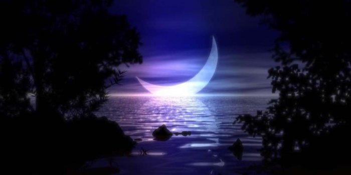 1024x768 Crescent Moon Wallpapers