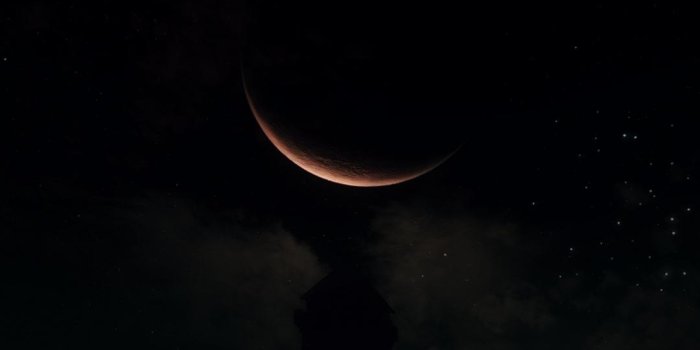 1080x1920 iPhone Wallpaper | Crescent, Sky, Moon, Black, Atmospheric