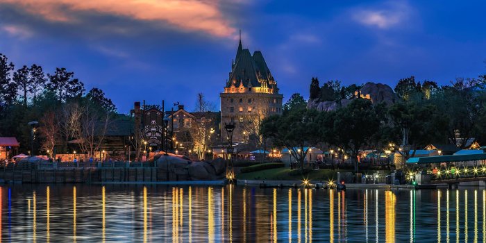 1920x1080 Images Florida USA Disney World Epcot Orlando Pond Parks 1920x1080