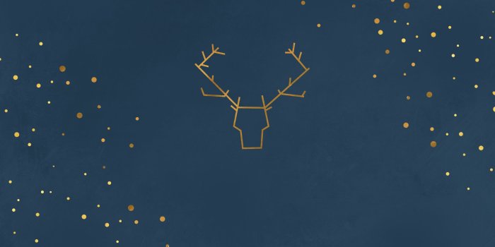 2560x1440 Raindeer Minimal Christmas Illustration Desktop Wallpaper
