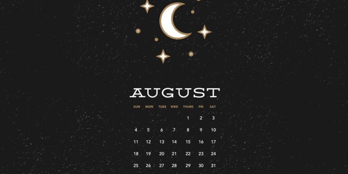 1000x1000 Free Wallpaper for August 2019 | Six Leaf Design | Logo + Branding