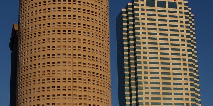 910x1213 HD wallpaper: tampa, florida, skyline, skyscrapers, city