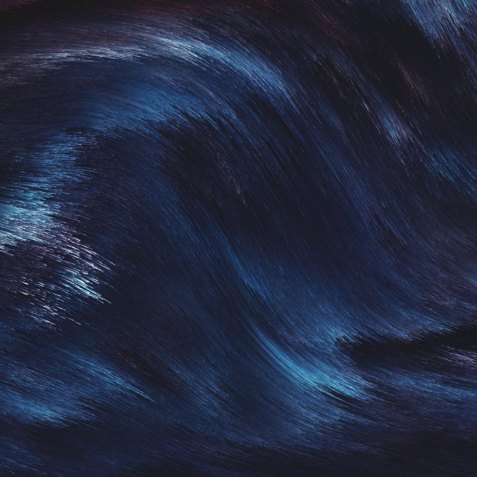 2248x2248 Download 2248x2248 wallpaper abstract, blue lines, dark, grey