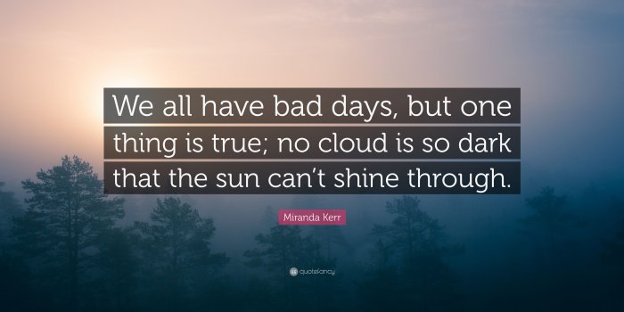 3840x2160 Miranda Kerr Quote: “We all have bad days, but one thing is true