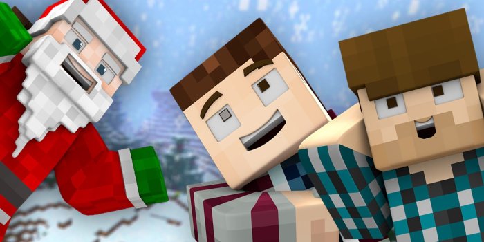 1920x1080 A Merry Minecraft Christmas Wallpaper free Download