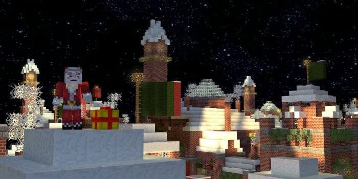 1920x1080 Christmas Wallpaper : Minecraft